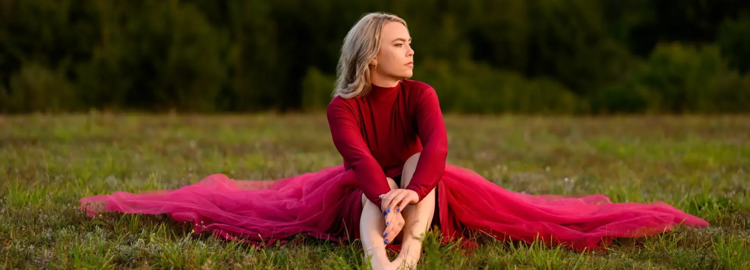 Red dress